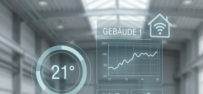 Eine digitale Grafik über Raumsensorik
