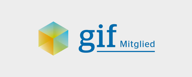 Das Logo der gif – Ge­sell­schaft für immo­bilien­wirt­schaft­liche For­schung e. V.